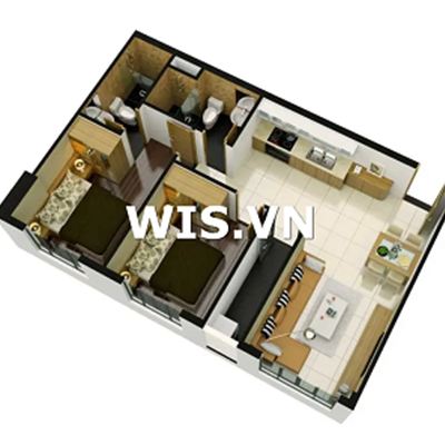 Thiết kế kiến trúc, thi công căn hộ chung cư 903 A và 904 A Hà Nội