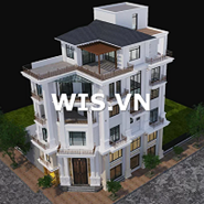 Thiết kế kiến trúc thi công biệt thự tại Yên Phụ - Tây Hồ - Hà Nội