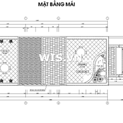 Thiết kế kiến trúc nhà Anh Sơn - Chị Xuân kích thước rộng 5 Mét dài 12 mét