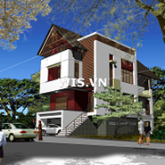 Thiết kế kiến trúc biệt biệt thự phố Cát Linh - Hà Nội