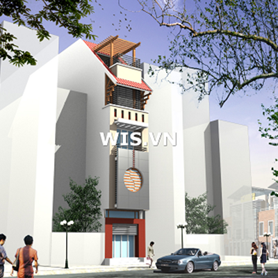 Thiết kế kiến trúc nhà Bác Huyền kích thước Rộng 6 Mét, dài 11,82 Mét tại Thanh Lương - Hai Bà Trưng - Hà Nội